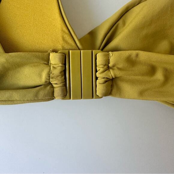 NWT ZARA ASYMMETRIC BIKINI TOP AND BOTTOM. OLIVE GREEN. SIZE SMALL- SET - Picture 10 of 13